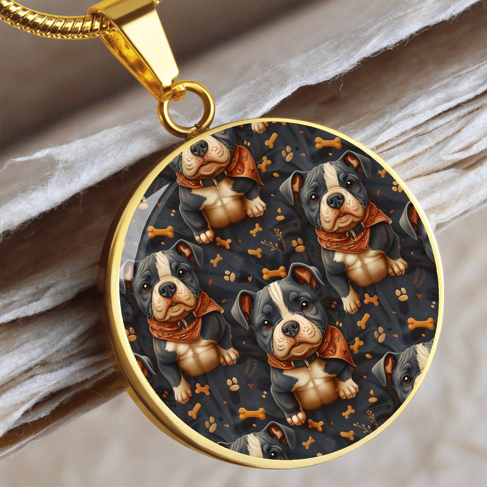 Pitbull Pride Graphic Necklace - Real Rad Boutique