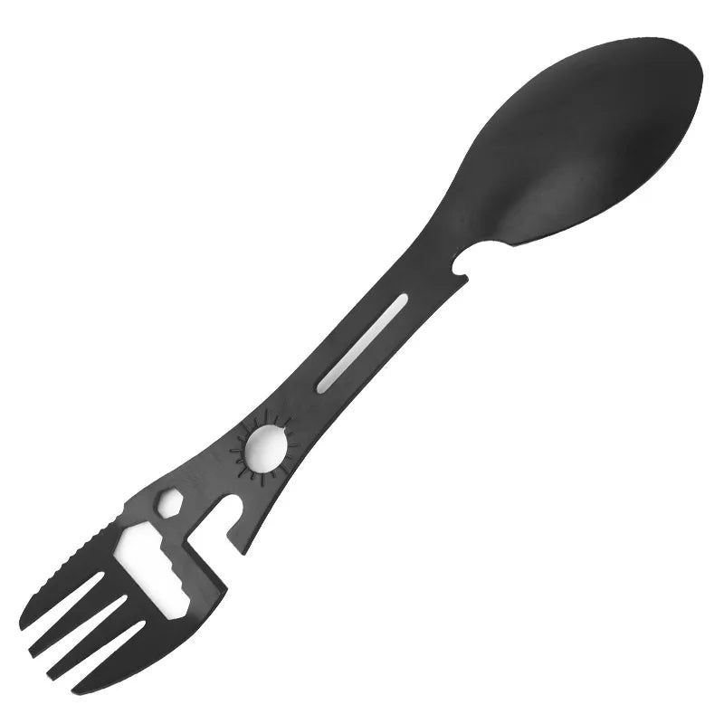 10 - in - 1 Multifunctional Camping Utensil – Spoon, Fork, Wrench & Bottle Opener in One - Real Rad Boutique