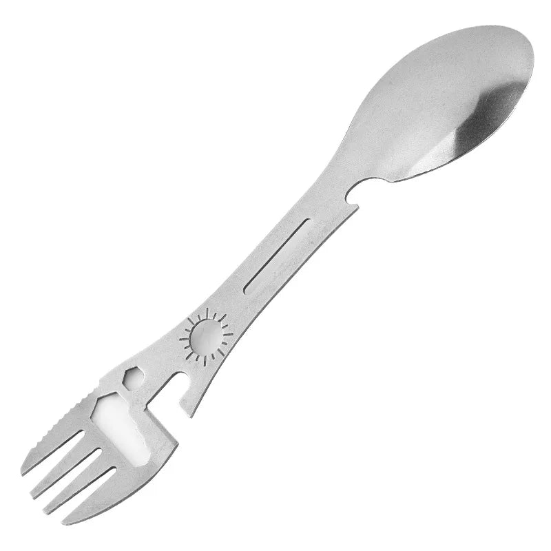 10 - in - 1 Multifunctional Camping Utensil – Spoon, Fork, Wrench & Bottle Opener in One - Real Rad Boutique