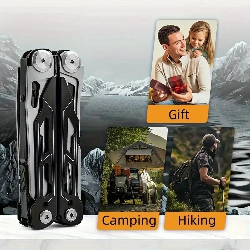 24 - in - 1 Multitool Pliers – Heavy - Duty Stainless Steel Multi - Tool for Camping, Survival & Everyday Repairs - Real Rad Boutique