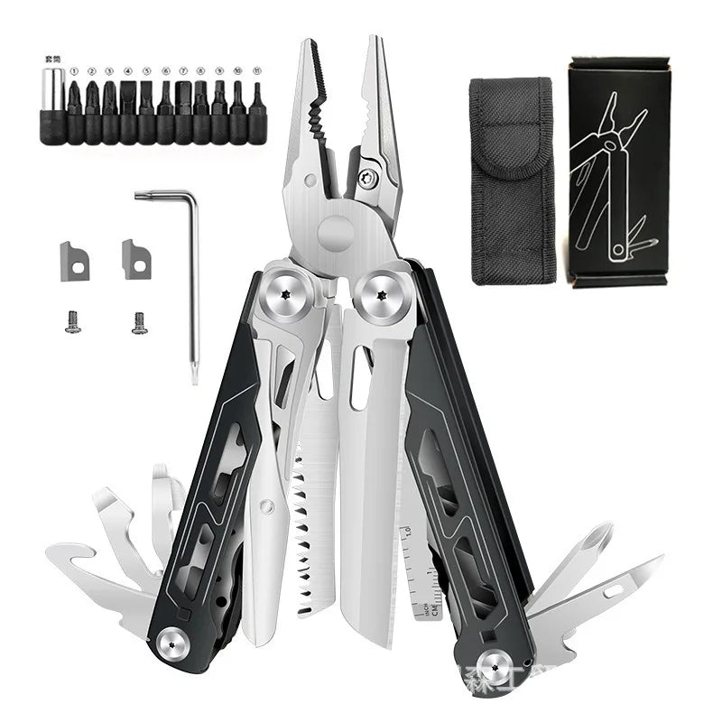 24 - in - 1 Multitool Pliers – Heavy - Duty Stainless Steel Multi - Tool for Camping, Survival & Everyday Repairs - Real Rad Boutique