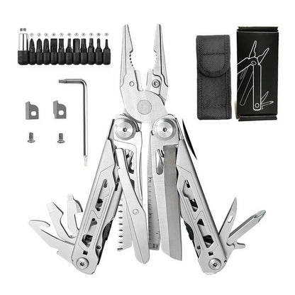 28 - in - 1 Stainless Steel Multitool Pliers Set — Durable, Versatile & Compact - Real Rad Boutique