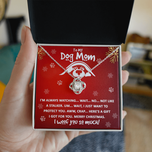 “I Woof You So Much” – The Perfect Funny & Heartfelt Christmas Necklace from Your Dog 🐾🎄