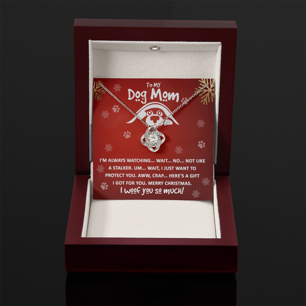 “I Woof You So Much” – The Perfect Funny & Heartfelt Christmas Necklace from Your Dog 🐾🎄