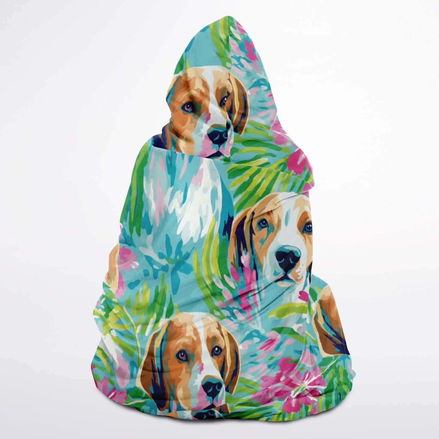 Beagle Bliss – The Ultimate Hooded Blanket for Cozy Snuggles! 🐾 - Real Rad Boutique