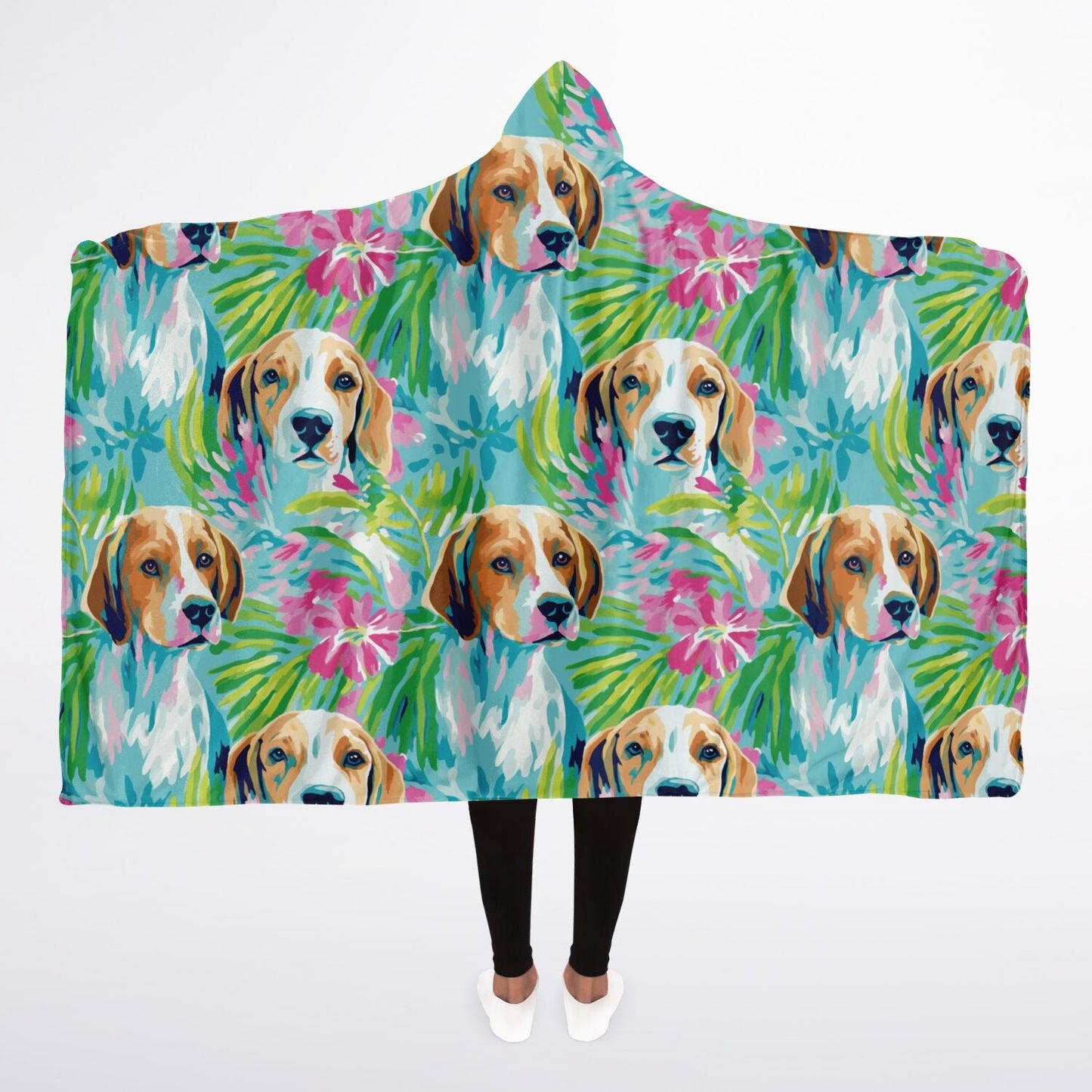 Beagle Bliss – The Ultimate Hooded Blanket for Cozy Snuggles! 🐾 - Real Rad Boutique
