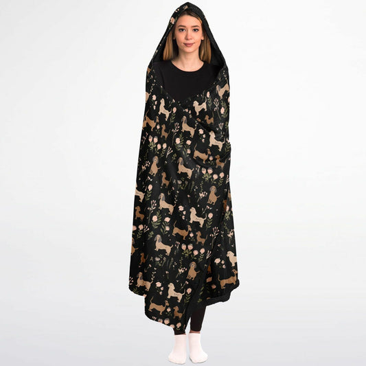 Blossom Hounds - Hooded Blanket Micro Fleece - Real Rad Boutique