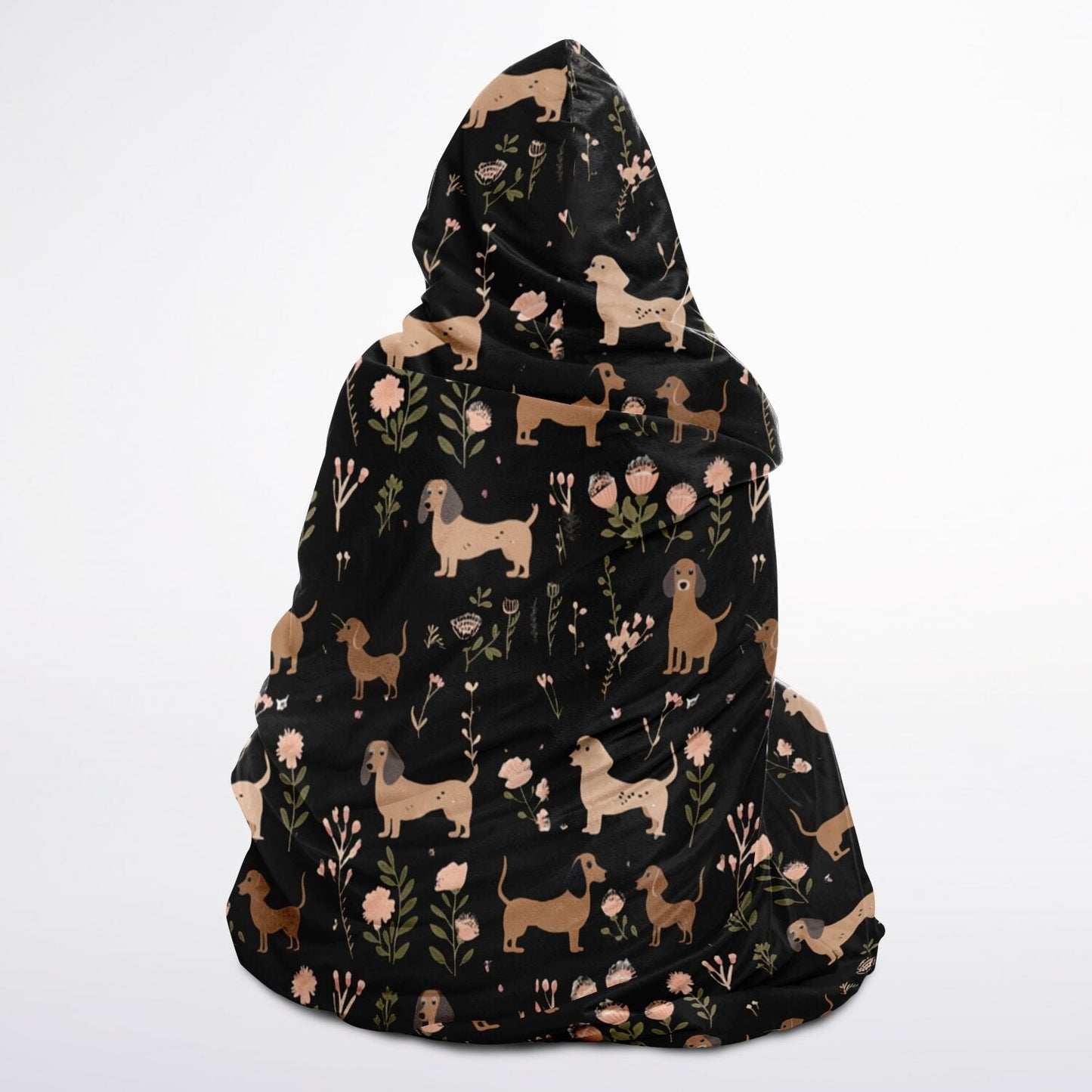 Blossom Hounds - Youth Hooded Blanket Micro Fleece - Real Rad Boutique