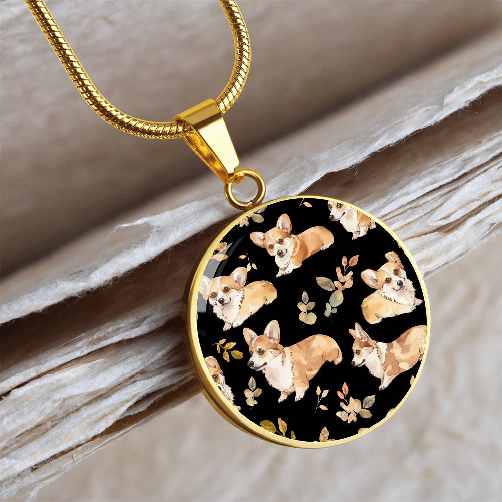 Corgi Charm Graphic Necklace - Real Rad Boutique