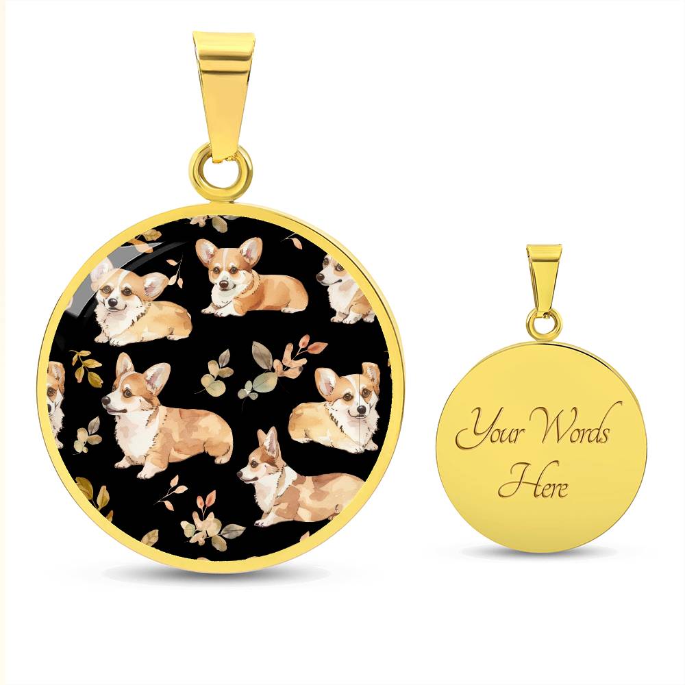 Corgi Charm Graphic Necklace - Real Rad Boutique