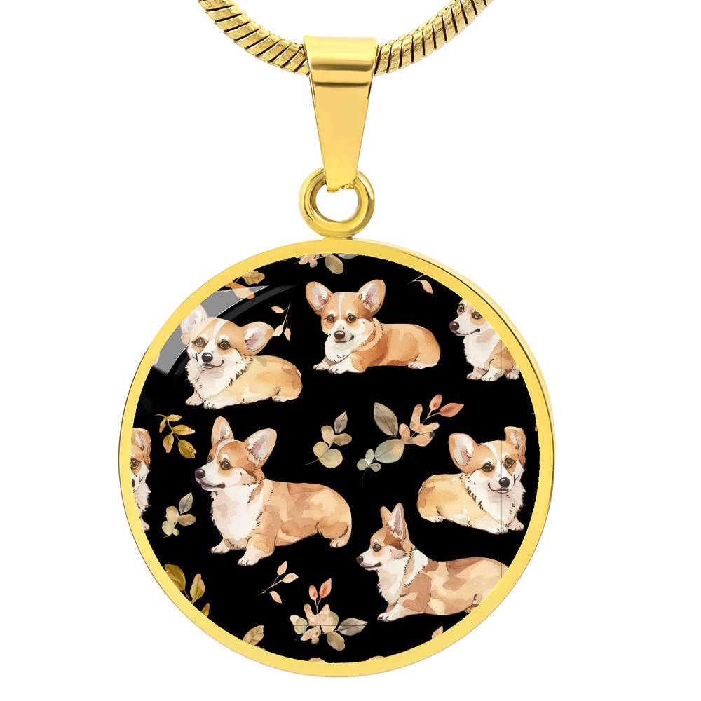 Corgi Charm Graphic Necklace - Real Rad Boutique