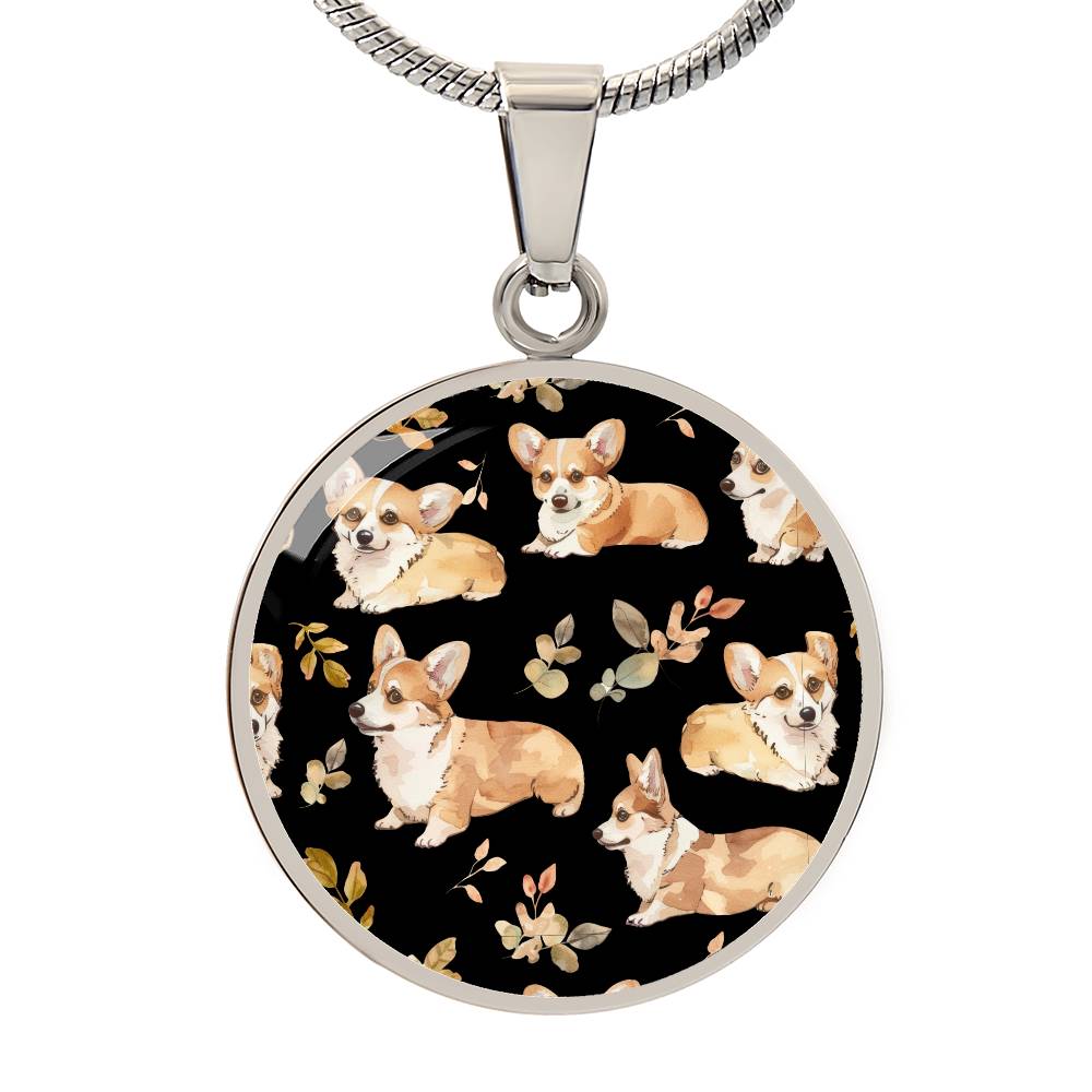Corgi Charm Graphic Necklace - Real Rad Boutique