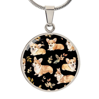 Corgi Charm Graphic Necklace - Real Rad Boutique