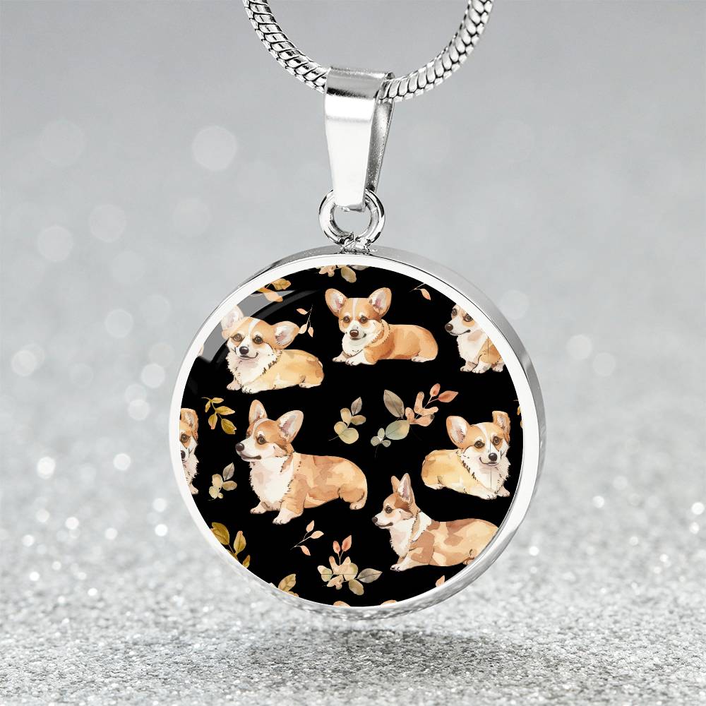 Corgi Charm Graphic Necklace - Real Rad Boutique