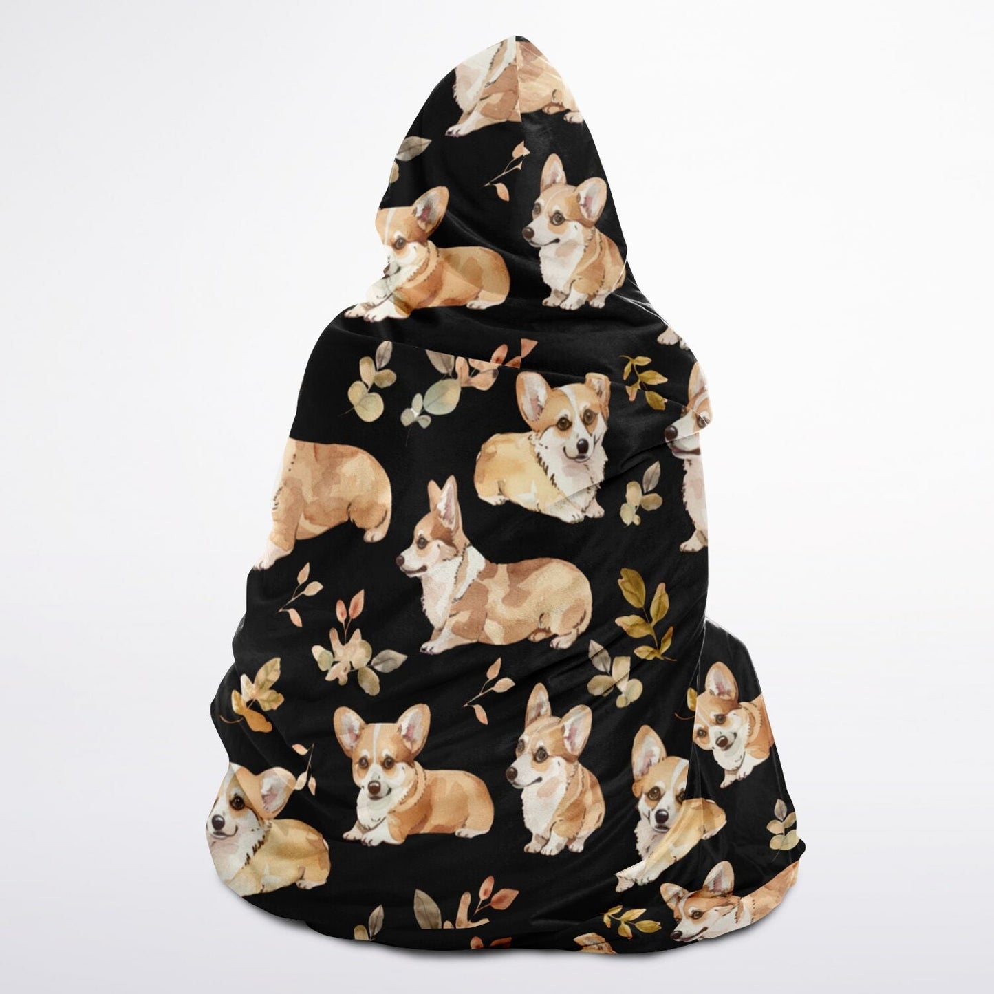 Corgi Charm - Hooded Blanket Micro Fleece - Real Rad Boutique