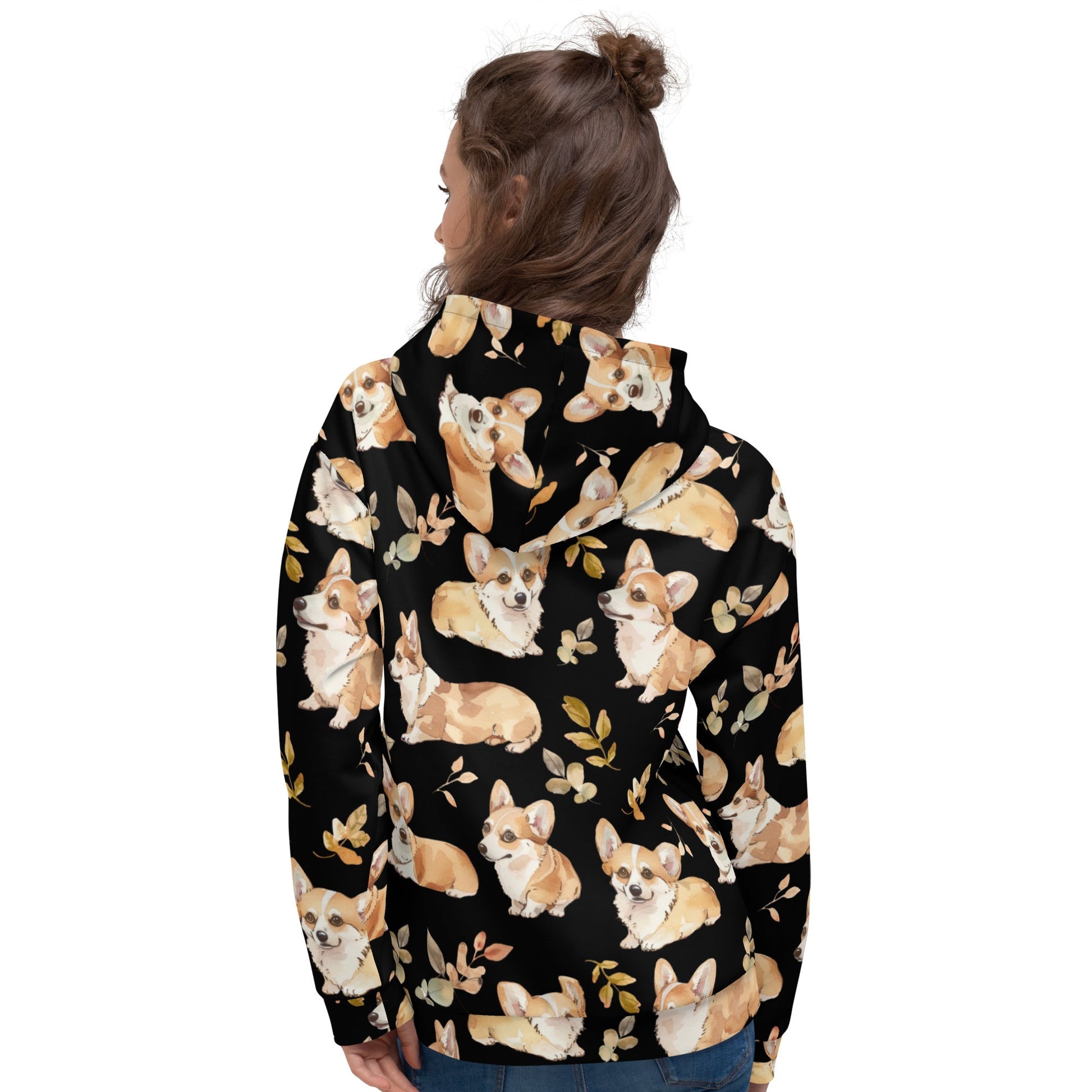 Corgi Charm Recycled Unisex Hoodie - Real Rad Boutique