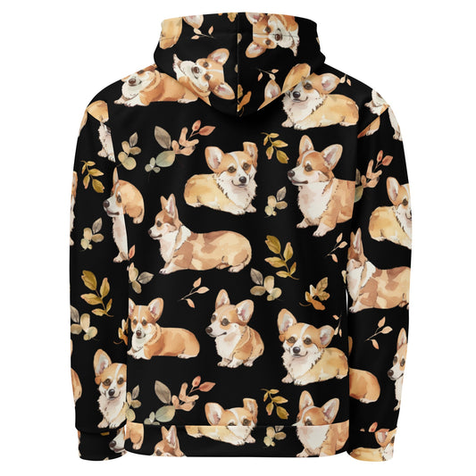Corgi Charm Recycled Unisex Hoodie - Real Rad Boutique