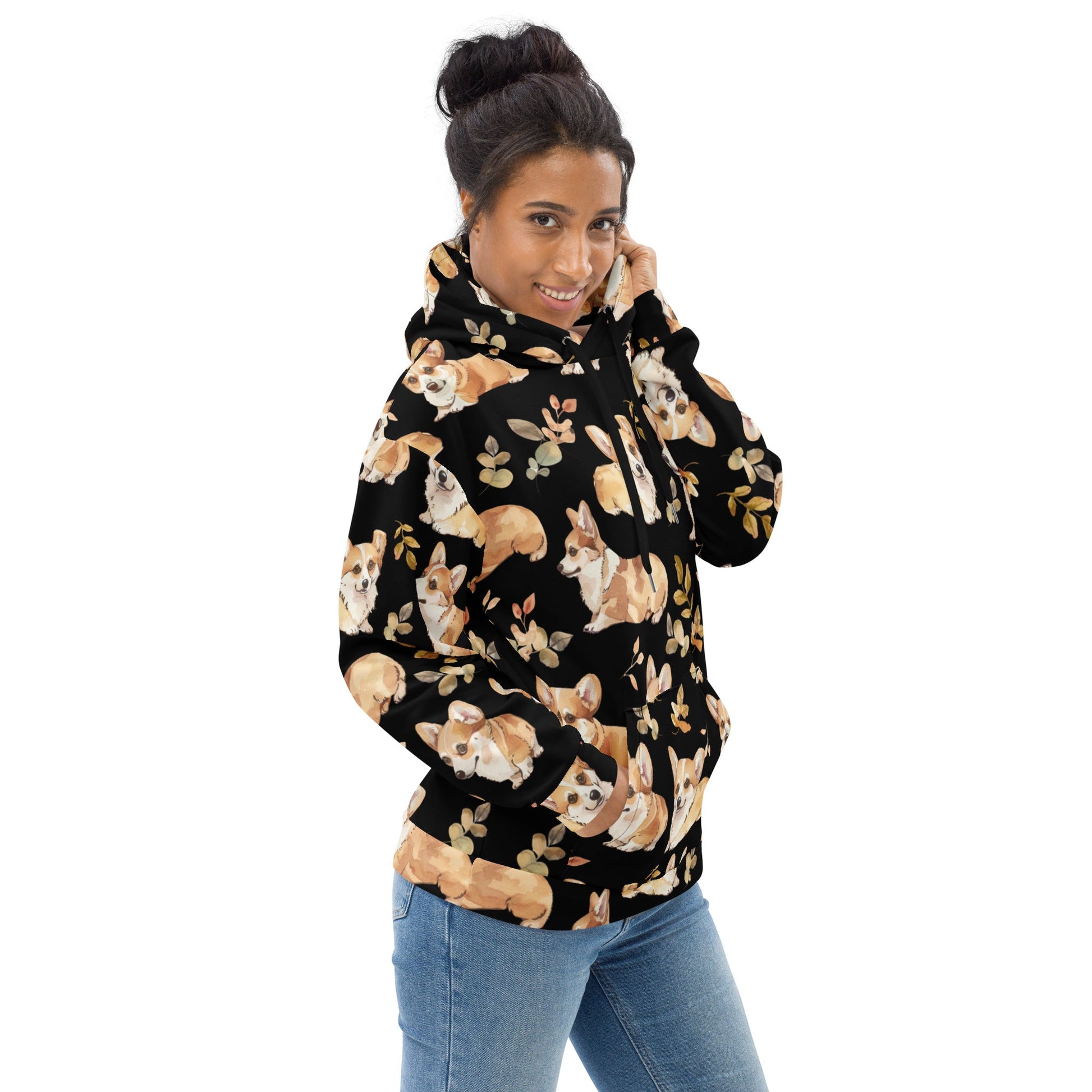Corgi Charm Recycled Unisex Hoodie - Real Rad Boutique