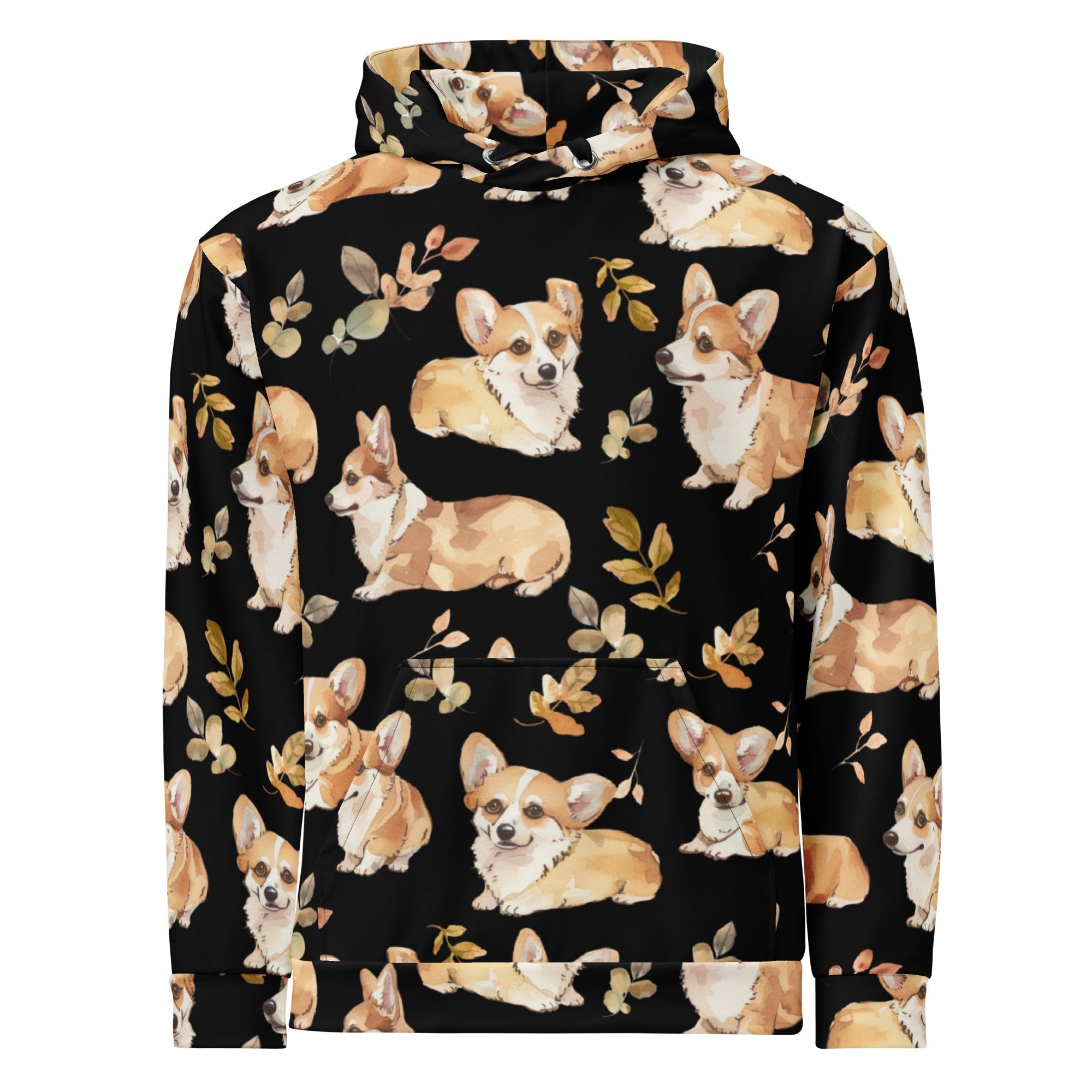 Corgi Charm Recycled Unisex Hoodie - Real Rad Boutique