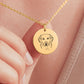 Personalised Golden Retriever Necklace – Custom Engraved Jewelry for Dog Mums