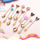 Cute Cartoon Donut & Lollipop Spoon & Fork Set – Stainless Steel Dessert Cutlery - Real Rad Boutique