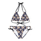 Dachshund Floral Blue - Bikini Set - Real Rad Boutique