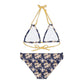 Dachshund Floral Blue - Bikini Set - Real Rad Boutique