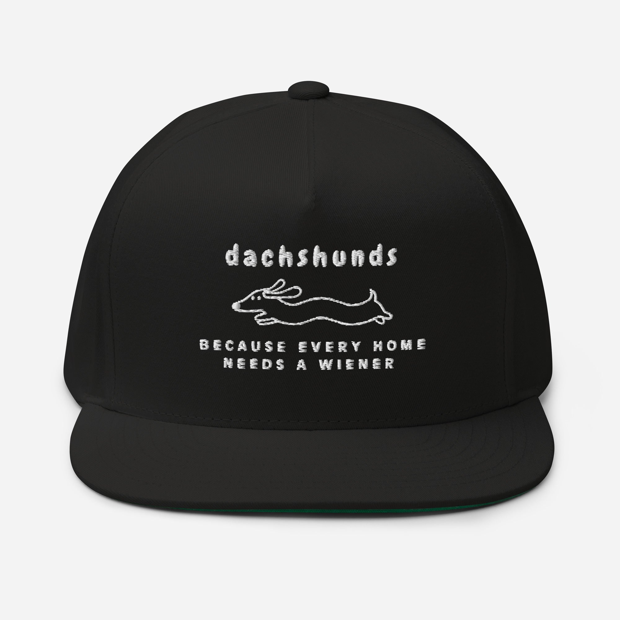 Dachshunds Flat Bill Cap – Because Every Home Needs a Wiener - Real Rad Boutique