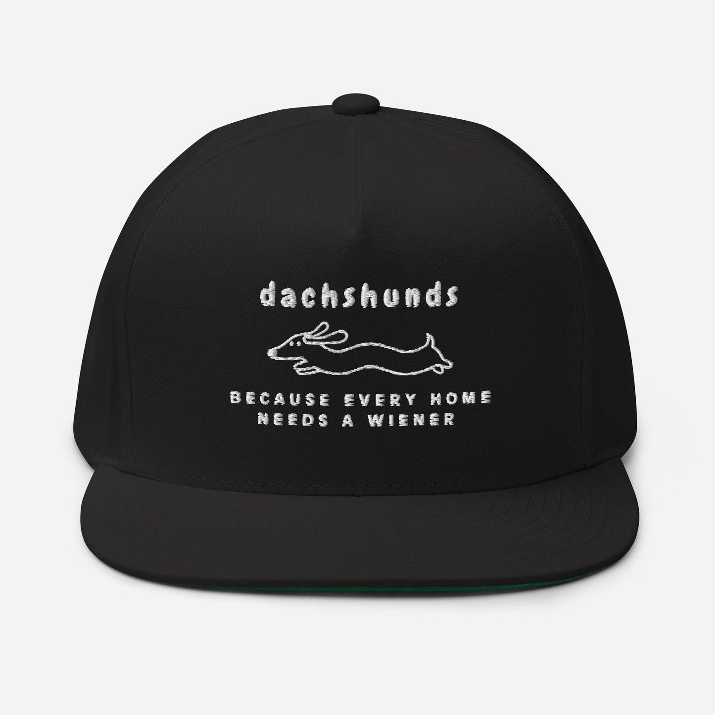 Dachshunds Flat Bill Cap – Because Every Home Needs a Wiener - Real Rad Boutique