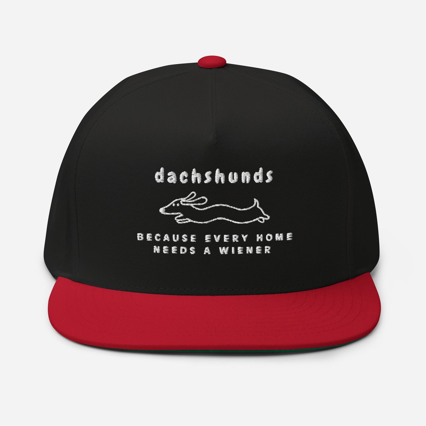 Dachshunds Flat Bill Cap – Because Every Home Needs a Wiener - Real Rad Boutique