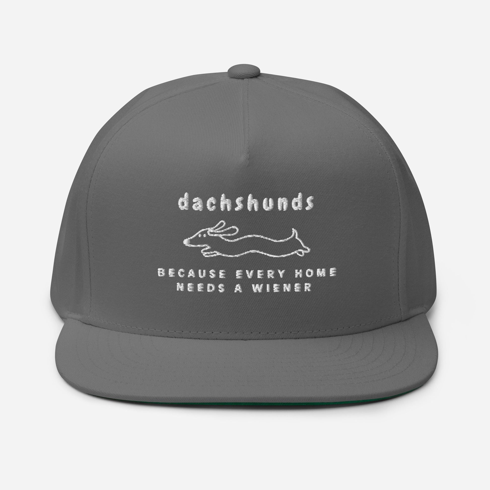 Dachshunds Flat Bill Cap – Because Every Home Needs a Wiener - Real Rad Boutique