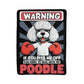 Don't Piss Off My Poodle Sherpa Fleece Blanket - Real Rad Boutique