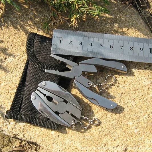 EDC Tools Travel Kit – Portable Multifunction Folding Plier with Keychain - Real Rad Boutique