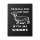 Embrace Our Open Door Policy - Matte Canvas, Black Frame - Real Rad Boutique