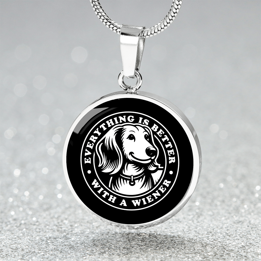 Everything Is Better With A Wiener Graphic Necklace - Real Rad Boutique