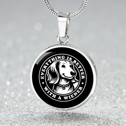 Everything Is Better With A Wiener Graphic Necklace - Real Rad Boutique