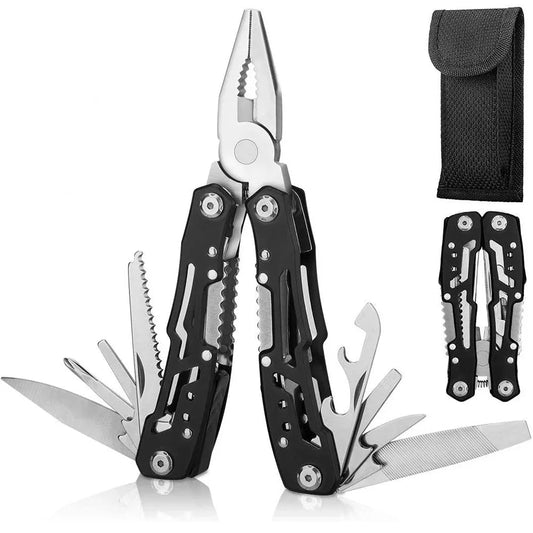 Folding Multi - Tool Pocket Knife Pliers - Real Rad Boutique