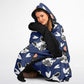 Frenchie Gets Cozy - Hooded Blanket Micro Fleece - Real Rad Boutique