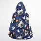 Frenchie Gets Cozy - Hooded Blanket Micro Fleece - Real Rad Boutique