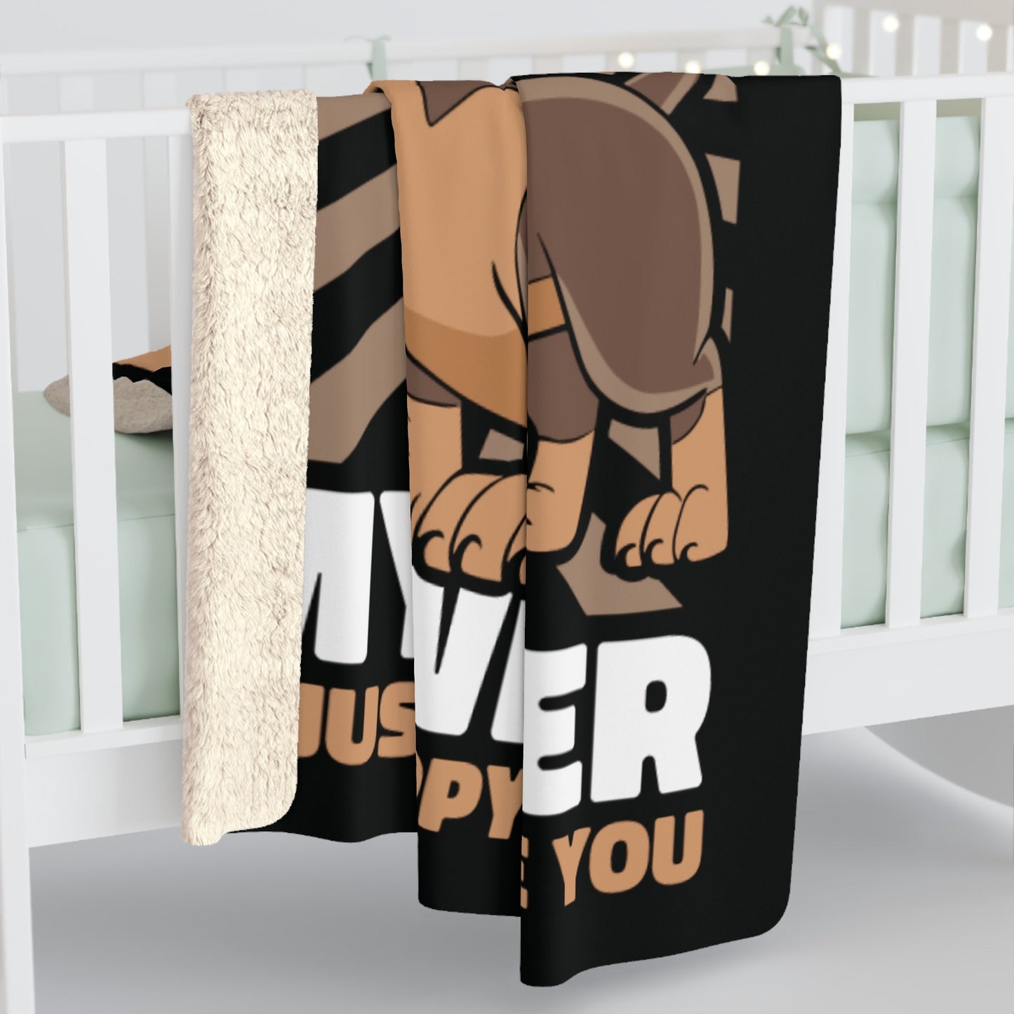 Happy Wiener - Sherpa Fleece Blanket - Real Rad Boutique