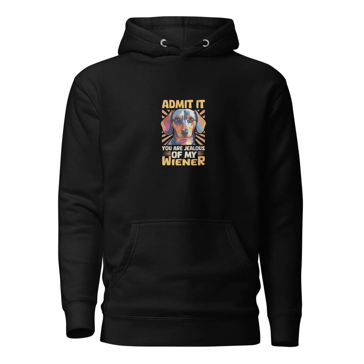 Jealous of My Wiener?” Dachshund Hoodie – Cozy, Cheeky, Fun - Real Rad Boutique