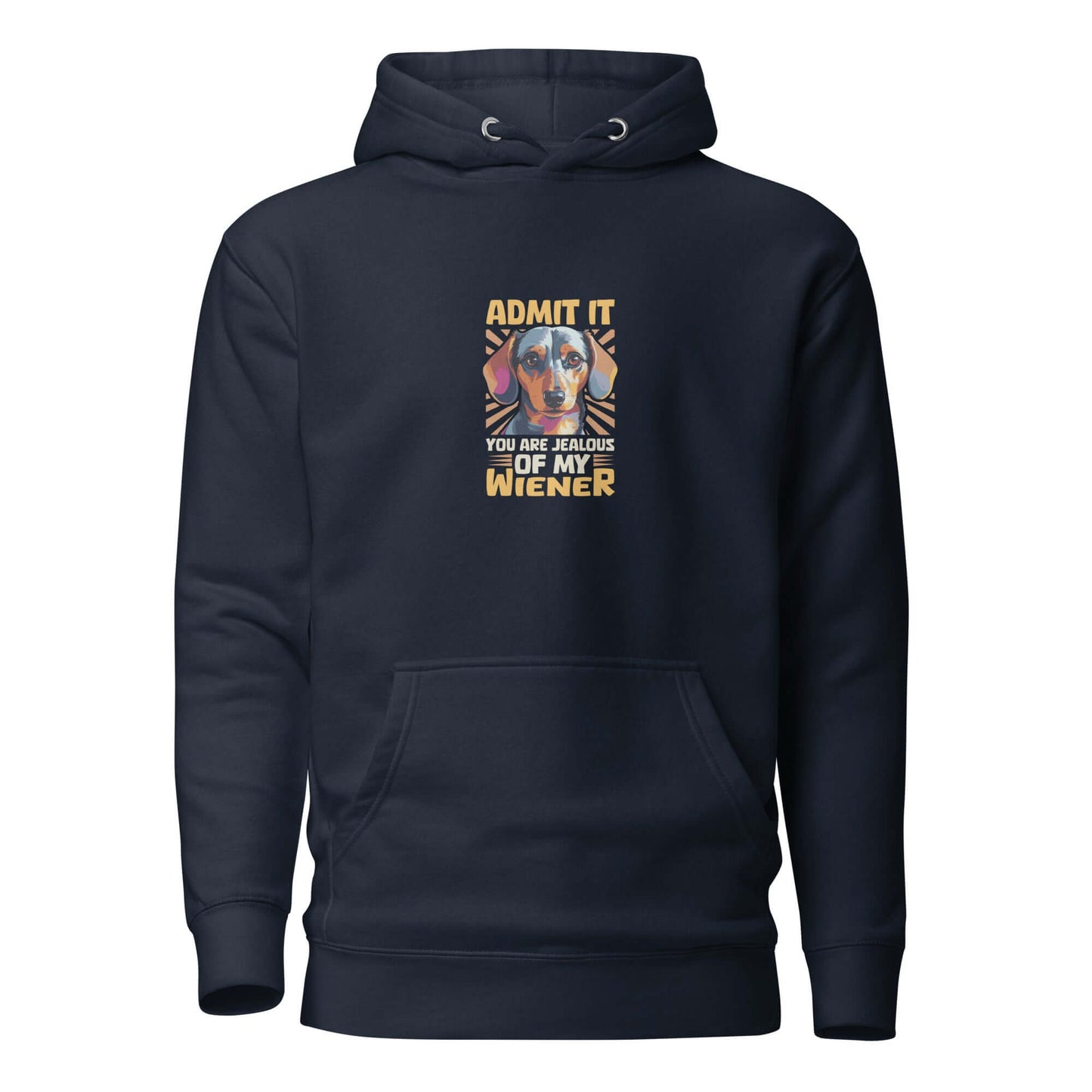 Jealous of My Wiener?” Dachshund Hoodie – Cozy, Cheeky, Fun - Real Rad Boutique