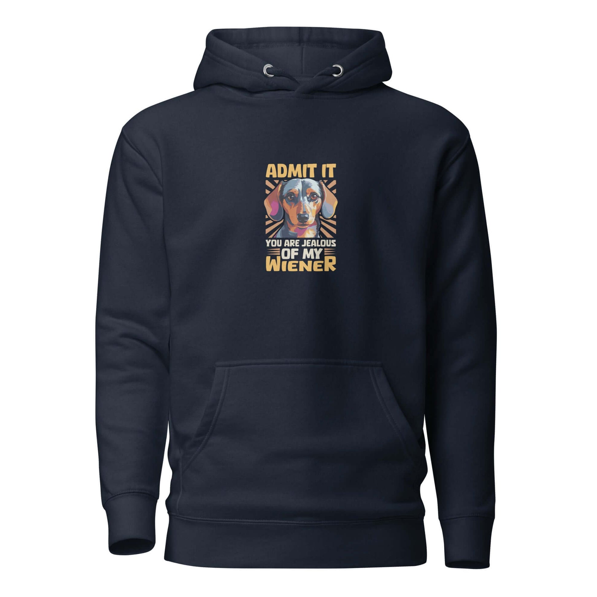 Jealous of My Wiener?” Dachshund Hoodie – Cozy, Cheeky, Fun - Real Rad Boutique