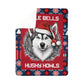 Jingle Bells & Husky Howls Sherpa Fleece Blanket - Real Rad Boutique