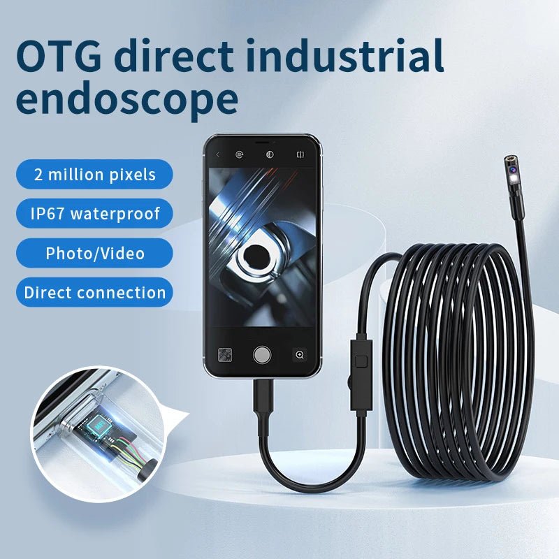 KERUI 8mm Dual/Single Lens Endoscope Camera for iPhone & Android - Real Rad Boutique