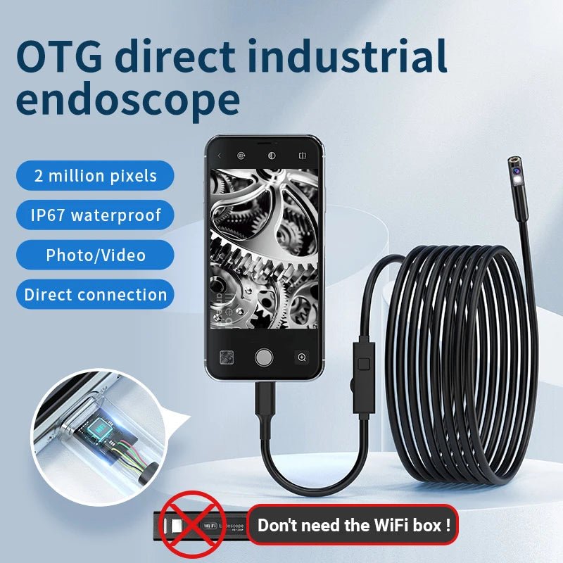 KERUI 8mm Dual/Single Lens Endoscope Camera for iPhone & Android - Real Rad Boutique