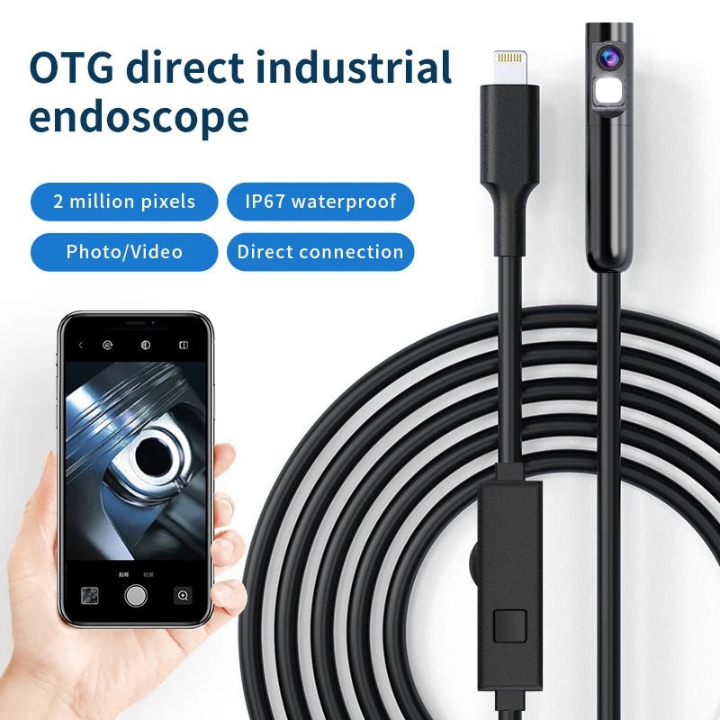 KERUI 8mm Dual/Single Lens Endoscope Camera for iPhone & Android - Real Rad Boutique
