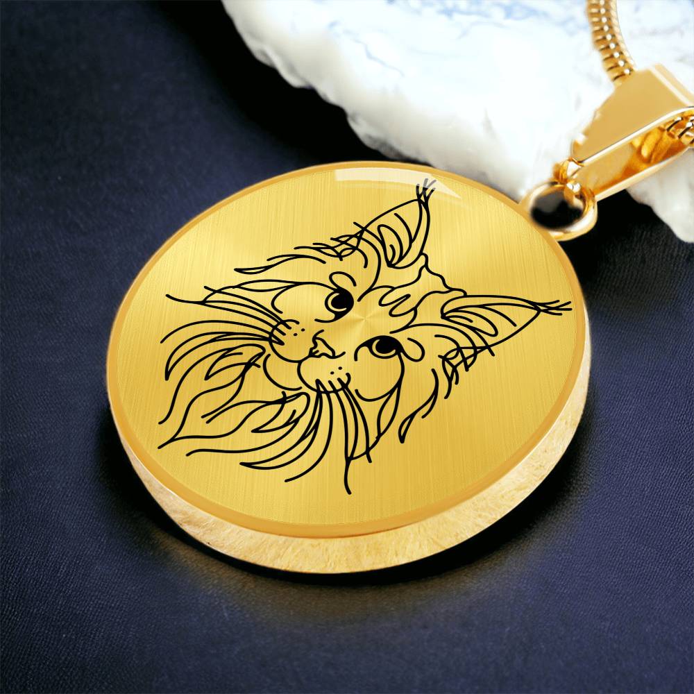 Majestic Maine Coon Graphic Necklace - Real Rad Boutique