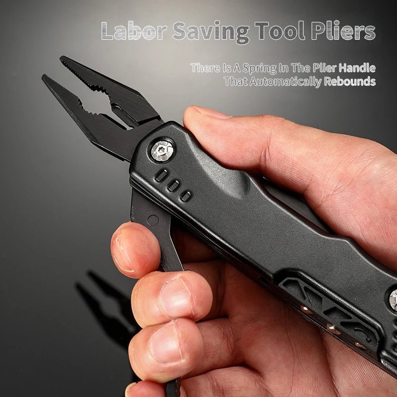 Multifunctional Hammer & Wrench Tool – 12 - in - 1 Stainless Steel Camping Survival Multi - Tool - Real Rad Boutique