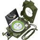 Multifunctional Military - Grade Survival Compass – Waterproof Metal with Fluorescent Dial & Inclinometer - Real Rad Boutique